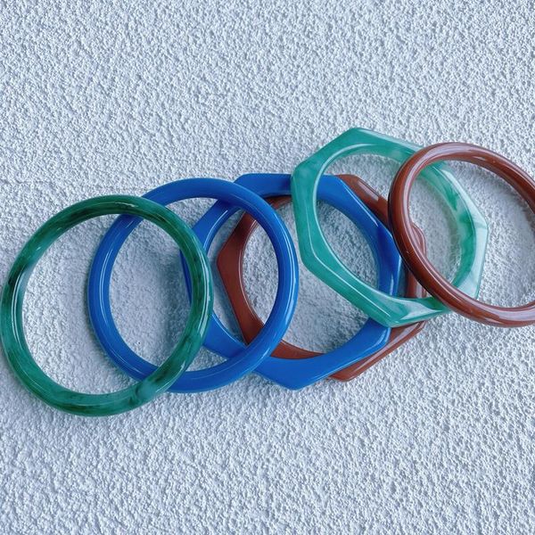 link, chain aomu simple fashion acrylic resin bracelets for women colorful bangles cuff charms bohemian elegant jewelry gifts 6.7cm, Black
link, chain aomu simple fashion acrylic resin bracelets for women colorful bangles cuff charms bohemian elegant jewelry gifts 6.7cm, Black