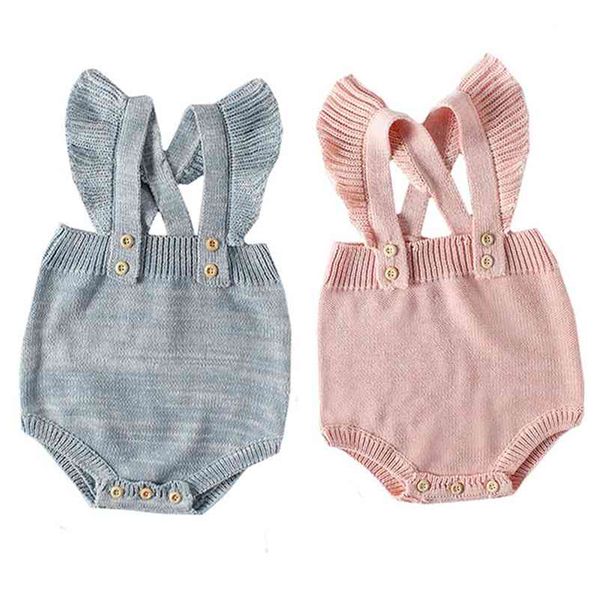 born boys girls romper knitted rompers ruffle sleeveless one-piece outfits baby clothes jumpsuit 0-24months 210417, Blue
born boys girls romper knitted rompers ruffle sleeveless one-piece outfits baby clothes jumpsuit 0-24months 210417, Blue