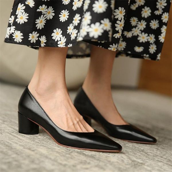 dress shoes genuine leather slip-on women fashion spring/autumn shallow pumps square toe thick heel handmade woman size 34-39, Black
dress shoes genuine leather slip-on women fashion spring/autumn shallow pumps square toe thick heel handmade woman size 34-39, Black