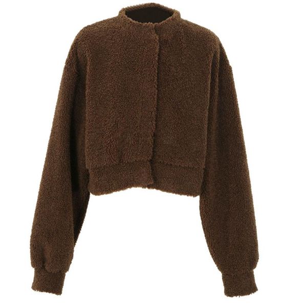 women's fur & faux 2021 autumn winter women parka coat womens and blouses jacket turtleneck streetwear long sleeve casual button, Black
women's fur & faux 2021 autumn winter women parka coat womens and blouses jacket turtleneck streetwear long sleeve casual button, Black