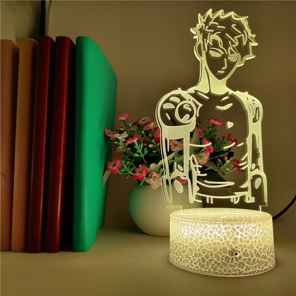 bedroom night light led 3d one-punch man desk lamp anime nightlight color changing kids birthday gift teenager room decoration
bedroom night light led 3d one-punch man desk lamp anime nightlight color changing kids birthday gift teenager room decoration
