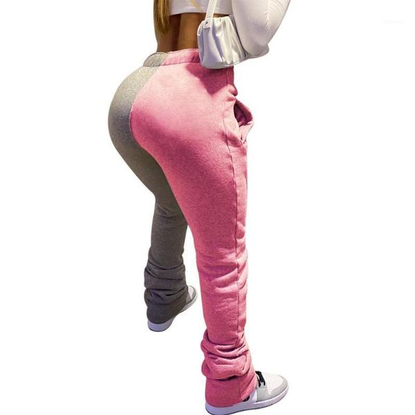 casual women pants stacked jogger color patchwork sweatshirt drawstring long trousers pocket autumn winter clothes for women's & capris, Black;white
casual women pants stacked jogger color patchwork sweatshirt drawstring long trousers pocket autumn winter clothes for women's & capris, Black;white