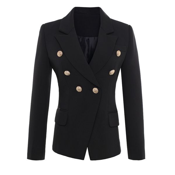fashion runway star style jacket women's gold buttons double breasted blazer outerwears-5xl 210930, White;black
fashion runway star style jacket women's gold buttons double breasted blazer outerwears-5xl 210930, White;black