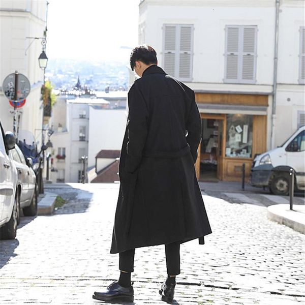 men's wool & blends men coat autumn brand blend winter fashion wild overcoat male thicken keep warm casual coats gnzp, Black
men's wool & blends men coat autumn brand blend winter fashion wild overcoat male thicken keep warm casual coats gnzp, Black
