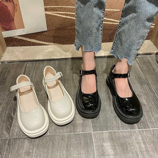 sandals women's college style patent leather single shoes mary jane jk uniform in spring 2021, Black
sandals women's college style patent leather single shoes mary jane jk uniform in spring 2021, Black