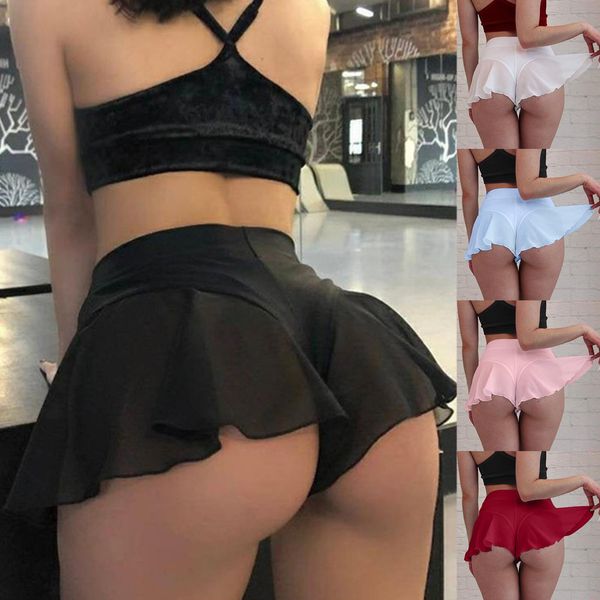 sports girls tennis womens shorts loose gym skirt dance solid pantskirt anti emptied pants d24, White;black
sports girls tennis womens shorts loose gym skirt dance solid pantskirt anti emptied pants d24, White;black