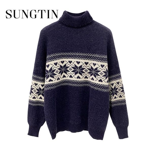 women's sweaters sungtin autumn winter turtleneck vintage sweater geometric item 2021 diver knitted ladies aesthetic chic, White;black
women's sweaters sungtin autumn winter turtleneck vintage sweater geometric item 2021 diver knitted ladies aesthetic chic, White;black