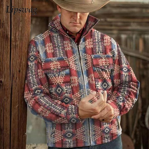 men's wool & blends autumn winter men zipper outerwear vintage long sleeve turn-down collar jackets mens fashion casual printed slim co, Black
men's wool & blends autumn winter men zipper outerwear vintage long sleeve turn-down collar jackets mens fashion casual printed slim co, Black