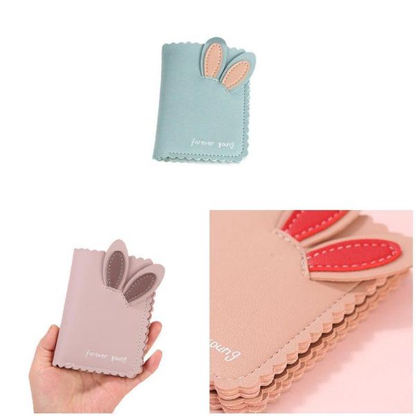 card holders women vertical mini ears billfold wallet holder short design leather purse girls clutch money bag handbag, Brown;gray
card holders women vertical mini ears billfold wallet holder short design leather purse girls clutch money bag handbag, Brown;gray