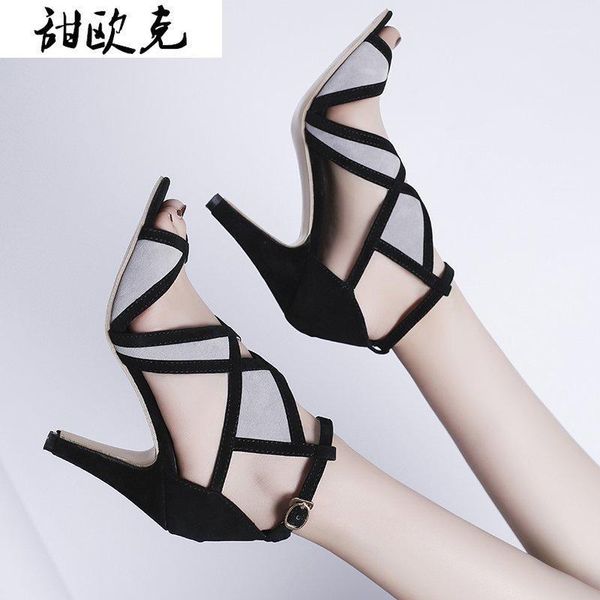 sandals 2021 summer women's pu lace-up fashion suede open toe buckle belt british style1, Black
sandals 2021 summer women's pu lace-up fashion suede open toe buckle belt british style1, Black