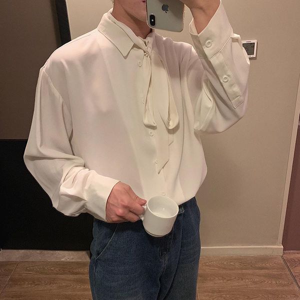 men's casual shirts tie dress shirt men fashion business society mens korean loose long-sleeved khaki black white -xl, White;black
men's casual shirts tie dress shirt men fashion business society mens korean loose long-sleeved khaki black white -xl, White;black