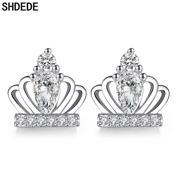 stud shdede 925 sterling silver earrings for women crown embellished with crystals from fashion girl jewelry -wh19, Golden;silver
stud shdede 925 sterling silver earrings for women crown embellished with crystals from fashion girl jewelry -wh19, Golden;silver