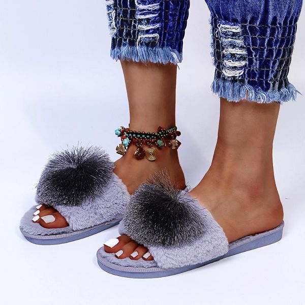 slippers 2021 winter house women fluffy tassel hairball ladies fur non-slip bedroom flat girls plush shoes, Black
slippers 2021 winter house women fluffy tassel hairball ladies fur non-slip bedroom flat girls plush shoes, Black