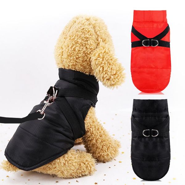 dog apparel winter pet coat warm jacket for big small dogs waterproof puppy costume with chest harness strap clothes
dog apparel winter pet coat warm jacket for big small dogs waterproof puppy costume with chest harness strap clothes