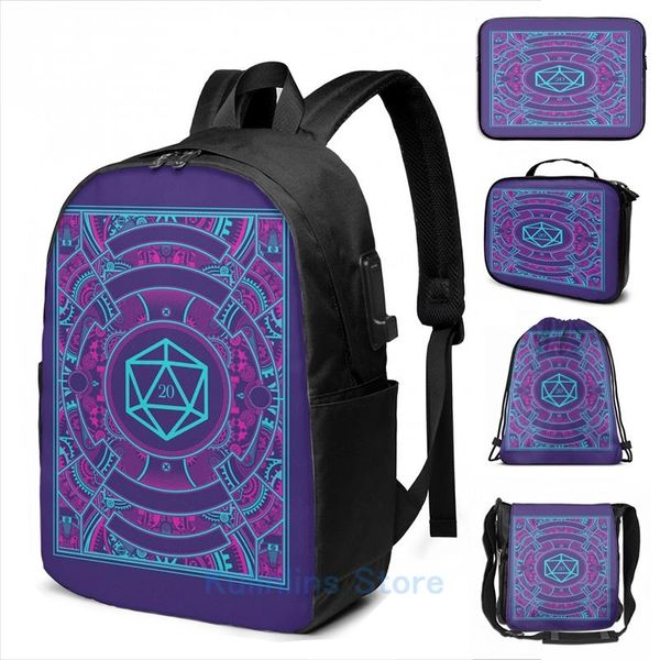 backpack funny graphic print futuristic neon noir tablerpg d20 dice usb charge men school bags women bag travel laptop
backpack funny graphic print futuristic neon noir tablerpg d20 dice usb charge men school bags women bag travel laptop