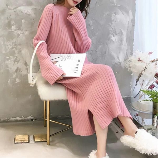 women's sweaters fashion sweater dress long korean pullover women autumn winter clothes 2021 o-neck pull femme pph2058, White;black
women's sweaters fashion sweater dress long korean pullover women autumn winter clothes 2021 o-neck pull femme pph2058, White;black