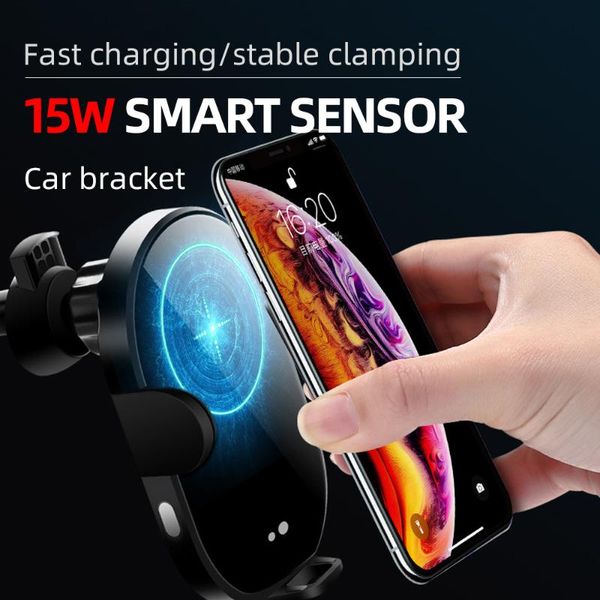 wireless charger phone holder in car automatic clamping infrared auto induction fast charging phones stand for 12 pro cell mounts & h holder
wireless charger phone holder in car automatic clamping infrared auto induction fast charging phones stand for 12 pro cell mounts & h holder