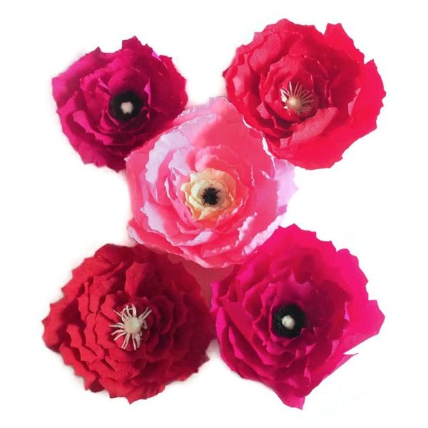 unique crepe paper large artificial flowers 5pcs for wedding & event decor baby nursery handmade crafts customized decorative wreaths
unique crepe paper large artificial flowers 5pcs for wedding & event decor baby nursery handmade crafts customized decorative wreaths