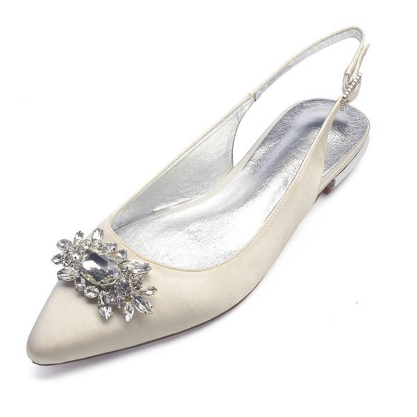 sandals comfort flat satin crystals wedding shoes pointed toe back buckle strap prom evening formal party dress flats wvw8, Black
sandals comfort flat satin crystals wedding shoes pointed toe back buckle strap prom evening formal party dress flats wvw8, Black
