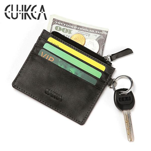 wallets cuikca wallet women men purse slim leather zipper coins with key ring s holders id card cases, Red;black
wallets cuikca wallet women men purse slim leather zipper coins with key ring s holders id card cases, Red;black