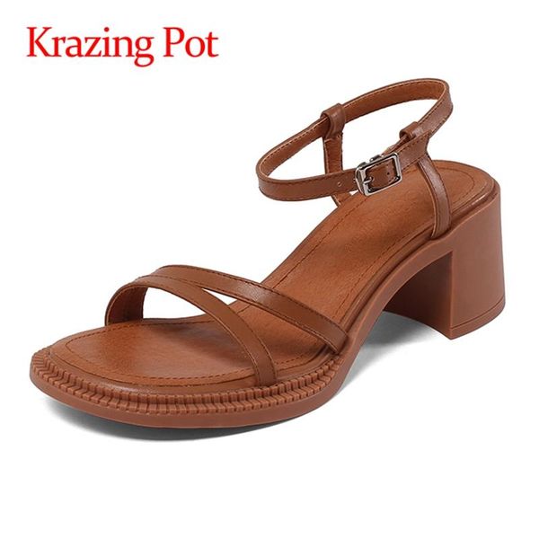 krazing pot peep toe high heels brand shoes british school solid singbuck vintage energy buckle straps summer sandals women l35, Black
krazing pot peep toe high heels brand shoes british school solid singbuck vintage energy buckle straps summer sandals women l35, Black