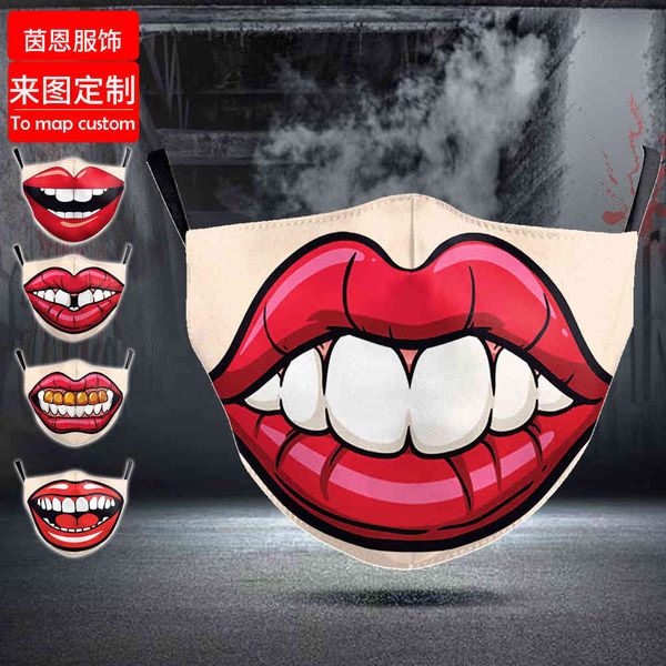 high-quality s joker mouth personalized 3d printed dust and wind proof washable mask
high-quality s joker mouth personalized 3d printed dust and wind proof washable mask