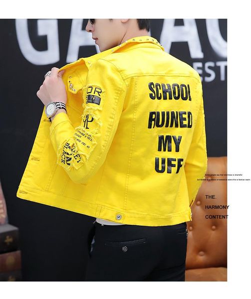 spring and autumn jeans coat men's korean-style fashion students handsome versatile jacket wear summer style cowb jackets, Black;brown
spring and autumn jeans coat men's korean-style fashion students handsome versatile jacket wear summer style cowb jackets, Black;brown