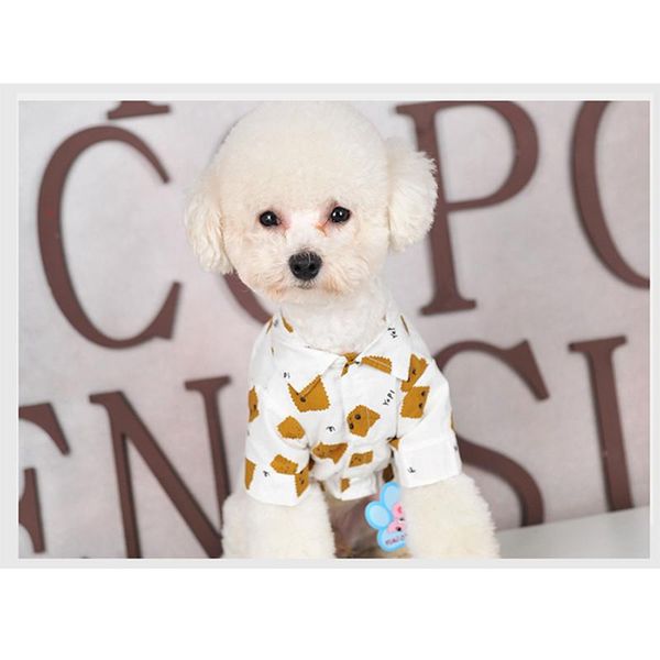 spring pet clothes biscuit shirt summer thin teddy small dog dogs apparel 
spring pet clothes biscuit shirt summer thin teddy small dog dogs apparel