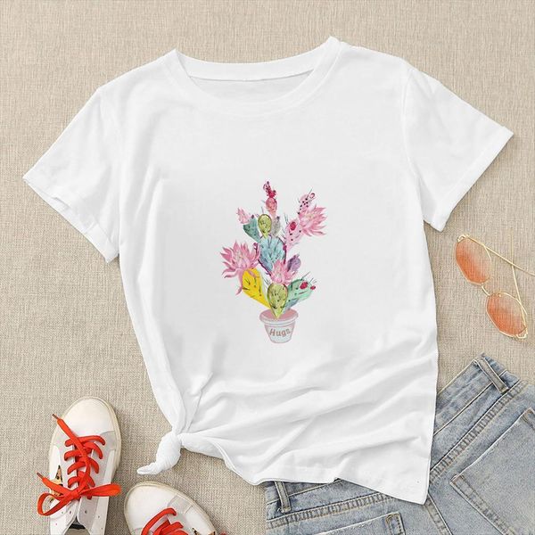 cactus printed fashion harajuku women t shirts tee summer elegant 90s plus size short sleeve ropa mujer, White
cactus printed fashion harajuku women t shirts tee summer elegant 90s plus size short sleeve ropa mujer, White