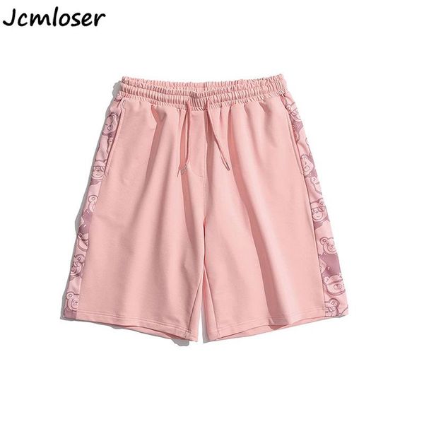 women's shorts ins couple summer casual sports women harajuku style bear print plus size high waist fashion man short pants, White;black
women's shorts ins couple summer casual sports women harajuku style bear print plus size high waist fashion man short pants, White;black