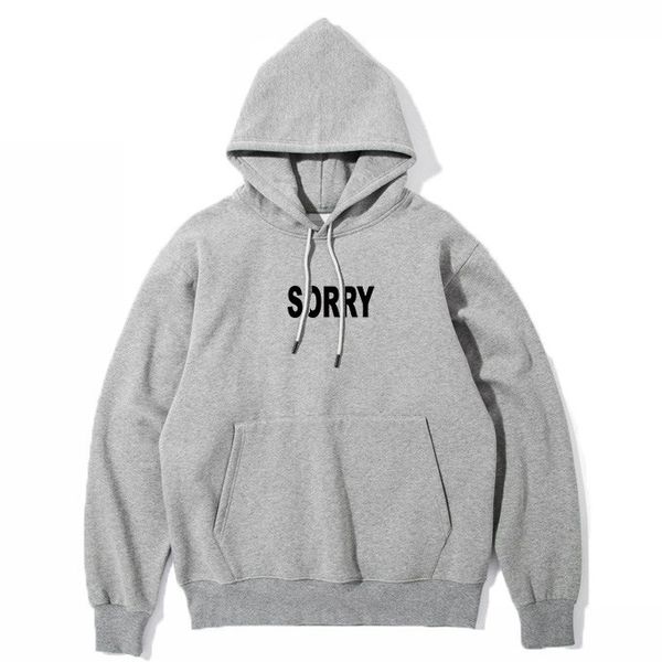 2021 winter thickened men's sweater sorry letter plush hoodie couple casual coat, Black
2021 winter thickened men's sweater sorry letter plush hoodie couple casual coat, Black