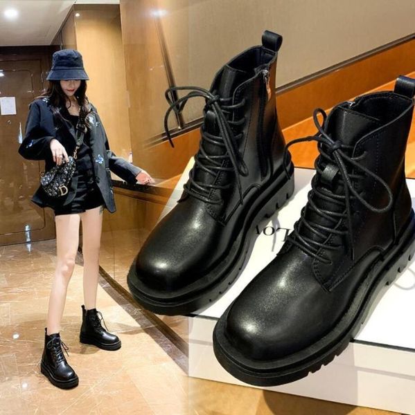 boots korean tide british style women 2021 short net red women's shoe ladies' winter snow boot, Black
boots korean tide british style women 2021 short net red women's shoe ladies' winter snow boot, Black
