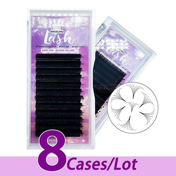 false eyelashes 8pcs/lot masscaku fast fanning eyelash extensions self blooming lash 0.05/0.07 extension tray cashmere easy fan lashes
false eyelashes 8pcs/lot masscaku fast fanning eyelash extensions self blooming lash 0.05/0.07 extension tray cashmere easy fan lashes