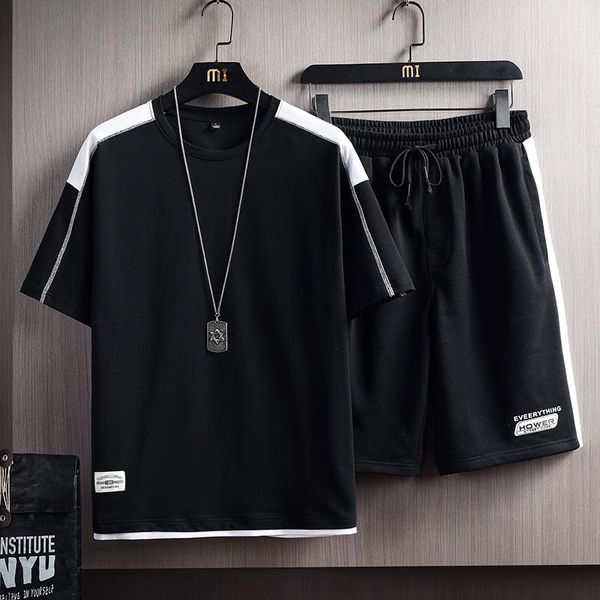men's tracksuits summer tracksuit sportswear short sleeve t shirts+short two piece sets 2021 male casual sports suits brand clothing, Gray
men's tracksuits summer tracksuit sportswear short sleeve t shirts+short two piece sets 2021 male casual sports suits brand clothing, Gray