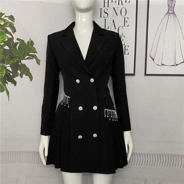 women's suits & blazers fashion 2021 women beading tassel blazer pleated dress club party autumn clothes, White;black
women's suits & blazers fashion 2021 women beading tassel blazer pleated dress club party autumn clothes, White;black