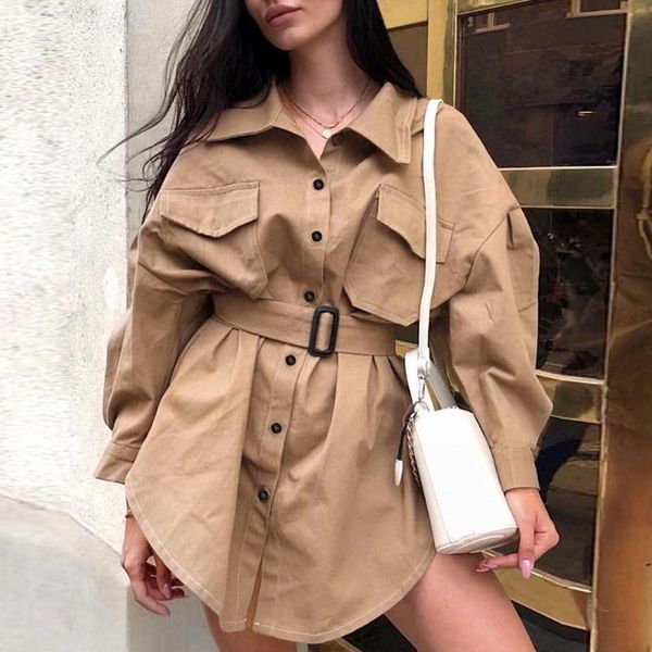 skirts women fashion turn down collar long sleeve pocket waist belt mini shirt dress suitable for any formal occasions such as work, ba, Black
skirts women fashion turn down collar long sleeve pocket waist belt mini shirt dress suitable for any formal occasions such as work, ba, Black
