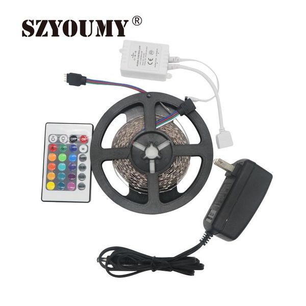 strips szyoumy 5m 2835 rgb 300leds ip20 flexible strip light bright than 3528 tape lamp 24key remote controller 2a power adapter
strips szyoumy 5m 2835 rgb 300leds ip20 flexible strip light bright than 3528 tape lamp 24key remote controller 2a power adapter