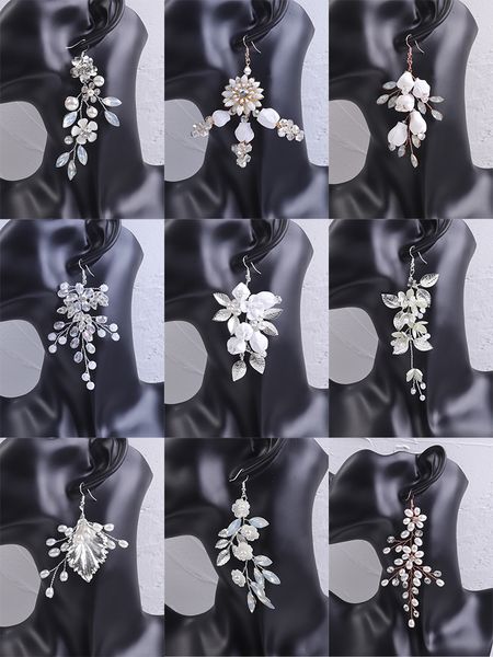 trendy silver bridal earring opal rhinestone handmade women eardrop party hanging earrings flower wedding accessories earrings
trendy silver bridal earring opal rhinestone handmade women eardrop party hanging earrings flower wedding accessories earrings