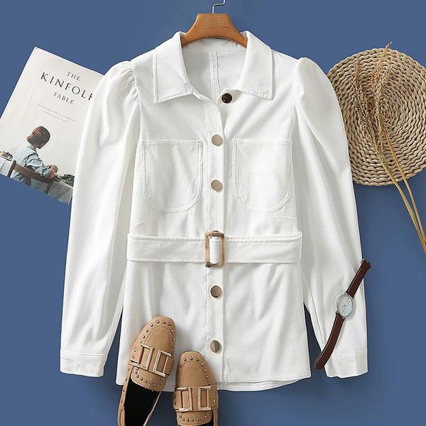 women's jackets spring autumn women cotton corduroy coat with belt single-breasted vintage jacket pocket female outwear parkas, Black;brown
women's jackets spring autumn women cotton corduroy coat with belt single-breasted vintage jacket pocket female outwear parkas, Black;brown