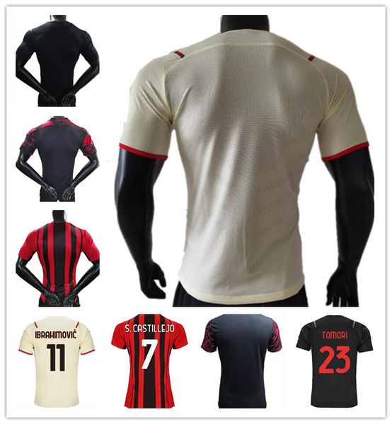 player version 21 22 soccer jersey ibrahimovic giroud paqueta bennacer tonali romagnoli 2021 2022 calhanoglu rebic football shirt men kit, Black;yellow
player version 21 22 soccer jersey ibrahimovic giroud paqueta bennacer tonali romagnoli 2021 2022 calhanoglu rebic football shirt men kit, Black;yellow