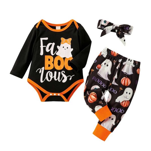 clothing sets citgeeautumn halloween infant baby boys girls and trousers suit fashion letter romper print pants headband clothes set, White
clothing sets citgeeautumn halloween infant baby boys girls and trousers suit fashion letter romper print pants headband clothes set, White