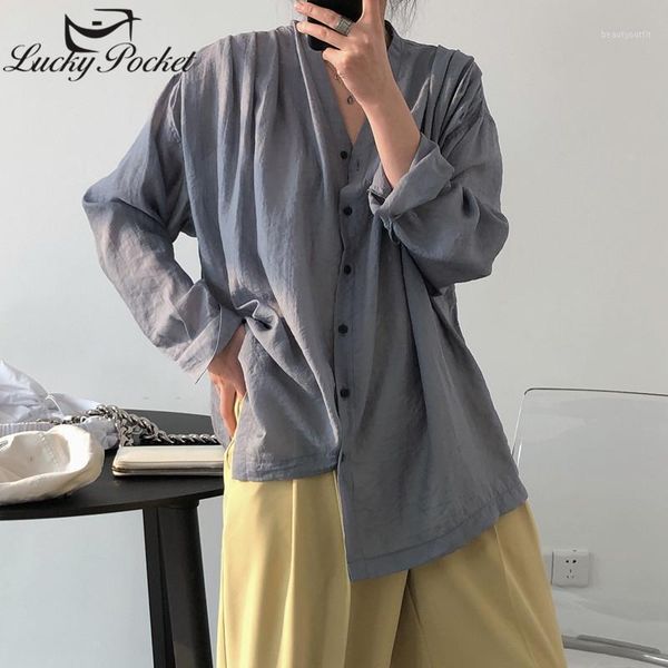 women's blouses & shirts women summer fashion casual solid color v-neck light thin blouse female brand slim elegant shirt ladies comfor, White
women's blouses & shirts women summer fashion casual solid color v-neck light thin blouse female brand slim elegant shirt ladies comfor, White