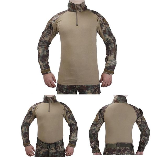 hunting sets tactical bdu combat t-shirts action camouflage t-shirt paintball clothing with elbow pads mandrake, Camo
hunting sets tactical bdu combat t-shirts action camouflage t-shirt paintball clothing with elbow pads mandrake, Camo