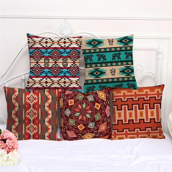 pillow case throw cases bohemian aztec geometric pattern cushion cover 45cmx45cm home living room decoration linen/cotton pillowcover
pillow case throw cases bohemian aztec geometric pattern cushion cover 45cmx45cm home living room decoration linen/cotton pillowcover