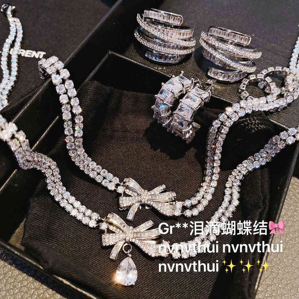strands strings design 18k platinum plated group ladder diamond bowknot water drop zircon necklace full butterfly jewelry, Black
strands strings design 18k platinum plated group ladder diamond bowknot water drop zircon necklace full butterfly jewelry, Black