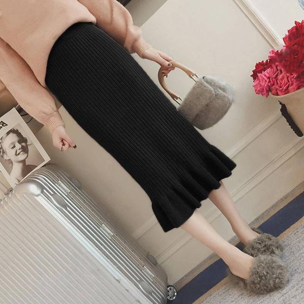 skirts bjl 2021 women's winter knitting line fishtail skirt package hip brunette sweater pencil female, Black
skirts bjl 2021 women's winter knitting line fishtail skirt package hip brunette sweater pencil female, Black