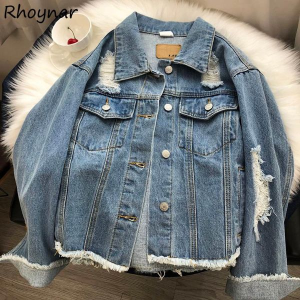 women's jackets women outer wear design frayed basic full sleeve loose fashion turn down collar hip hop couple casual street femme, Black;brown
women's jackets women outer wear design frayed basic full sleeve loose fashion turn down collar hip hop couple casual street femme, Black;brown