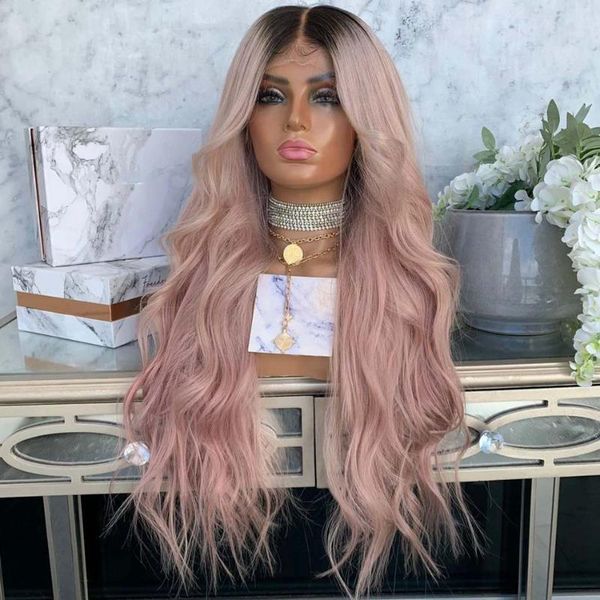 lace wigs transparent ombre dusty pink 100% human hair front wig for women natural wave 13x6 deep part dark root, Black;brown
lace wigs transparent ombre dusty pink 100% human hair front wig for women natural wave 13x6 deep part dark root, Black;brown