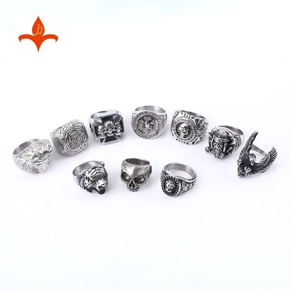 2XE alloy casting women's alloy stainless steelstainless steel casting band rings style heteromorphic trend ring, Silver
2XE alloy casting women's alloy stainless steelstainless steel casting band rings style heteromorphic trend ring, Silver