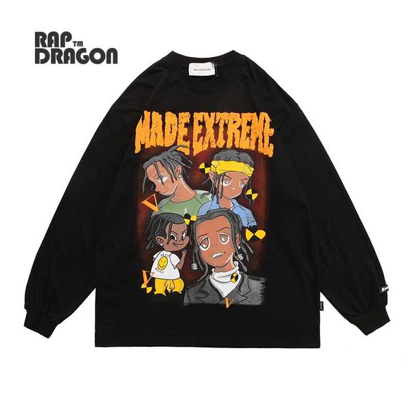 men's t-shirts hip-hop long-sleeved t-shirt streetwear harajuku oversized cartoon foam printing tshirt cotton loose 2021 couple tee, White;black
men's t-shirts hip-hop long-sleeved t-shirt streetwear harajuku oversized cartoon foam printing tshirt cotton loose 2021 couple tee, White;black